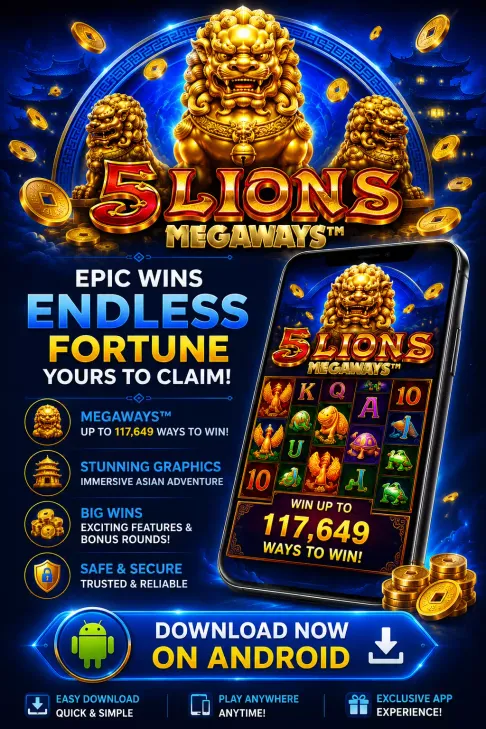 Download 5 Lions Megaways Android EN 3