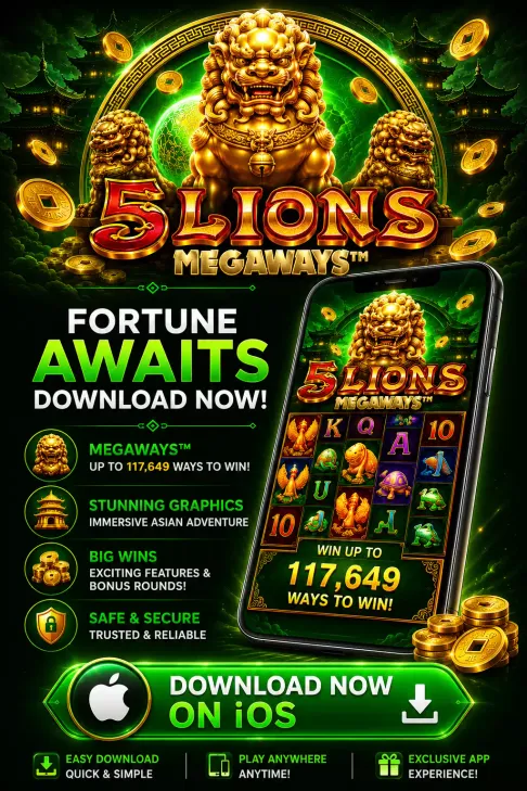 Download 5 Lions Megaways EN IOS 2